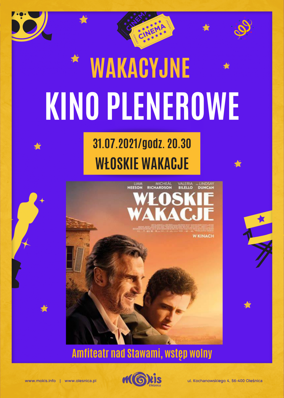 plakat włoskie wakacje